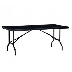 Table pliante noire