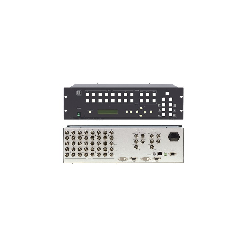 location VP727 - Double selecteur scaler - 8IN - 8OUT