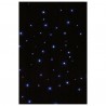 Rideau noir "Ciel Etoilé" à LED